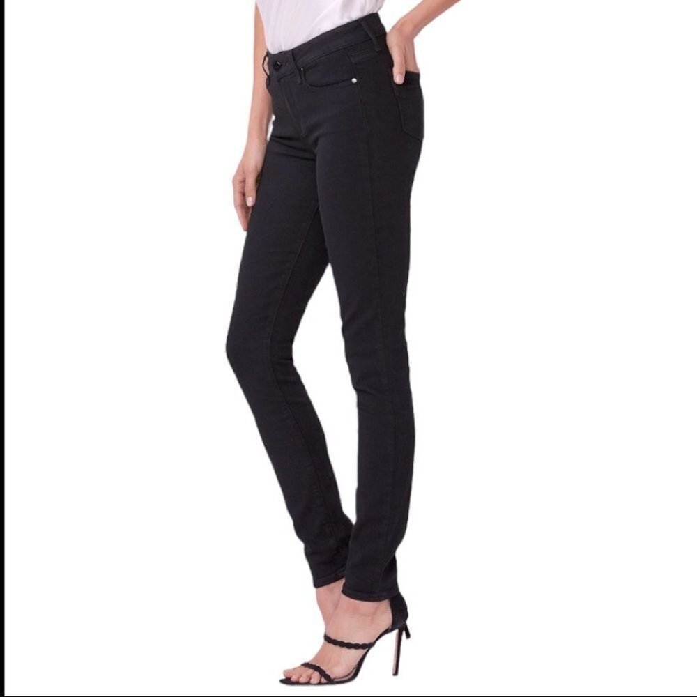 * PAIGE Verdigo Ultra Skinny Jet Black Jeans Size 29